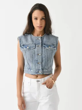     AGOLDE  Women's Leo Denim Vest    