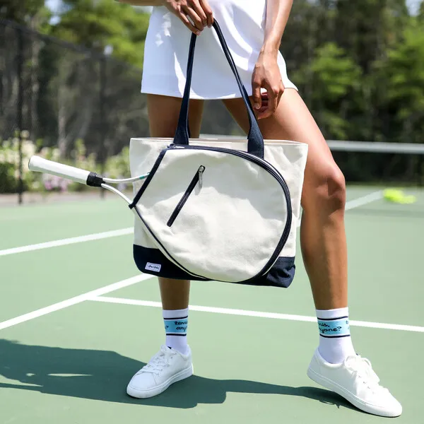 Ame & Lulu Women's Volley Tennis Tote, Navy