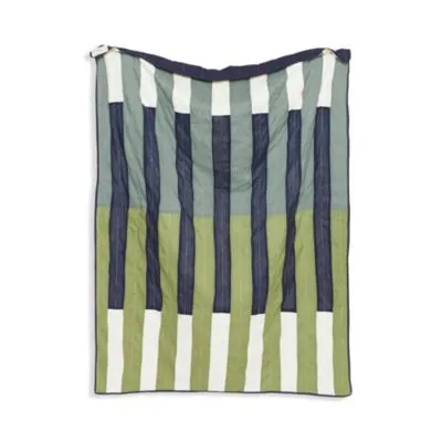 Anchal Offset Stripe Quilt Throw Blanket