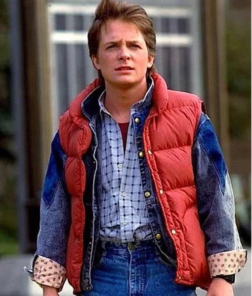 Back To The Future Marty Mcfly Vest | Michael J. Fox Vest