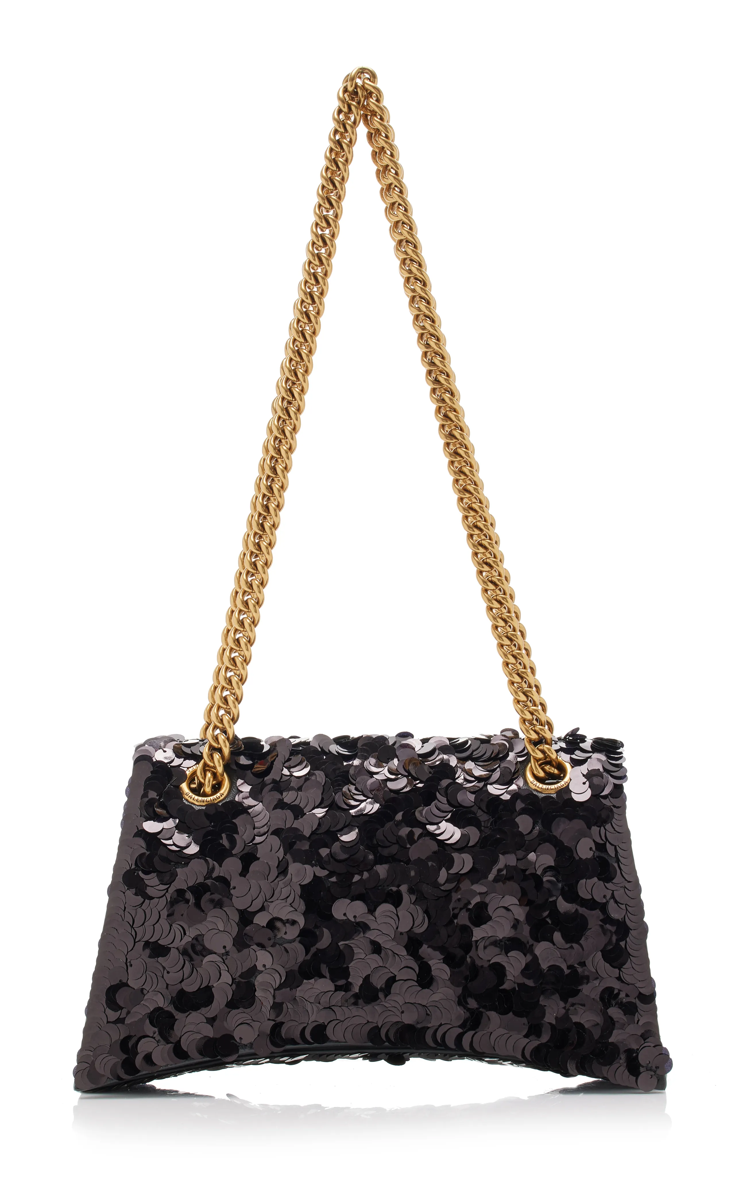 Balenciaga Crush Sequin Small Shoulder Bag