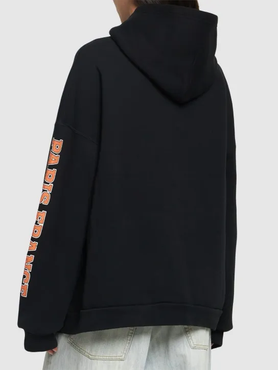 Balenciaga   Wide fit heavy sweatshirt hoodie 