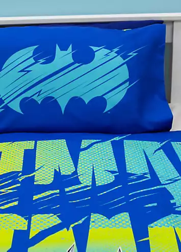 Batman City Brights Reversible Duvet Cover Set - Single | Kaleidoscope