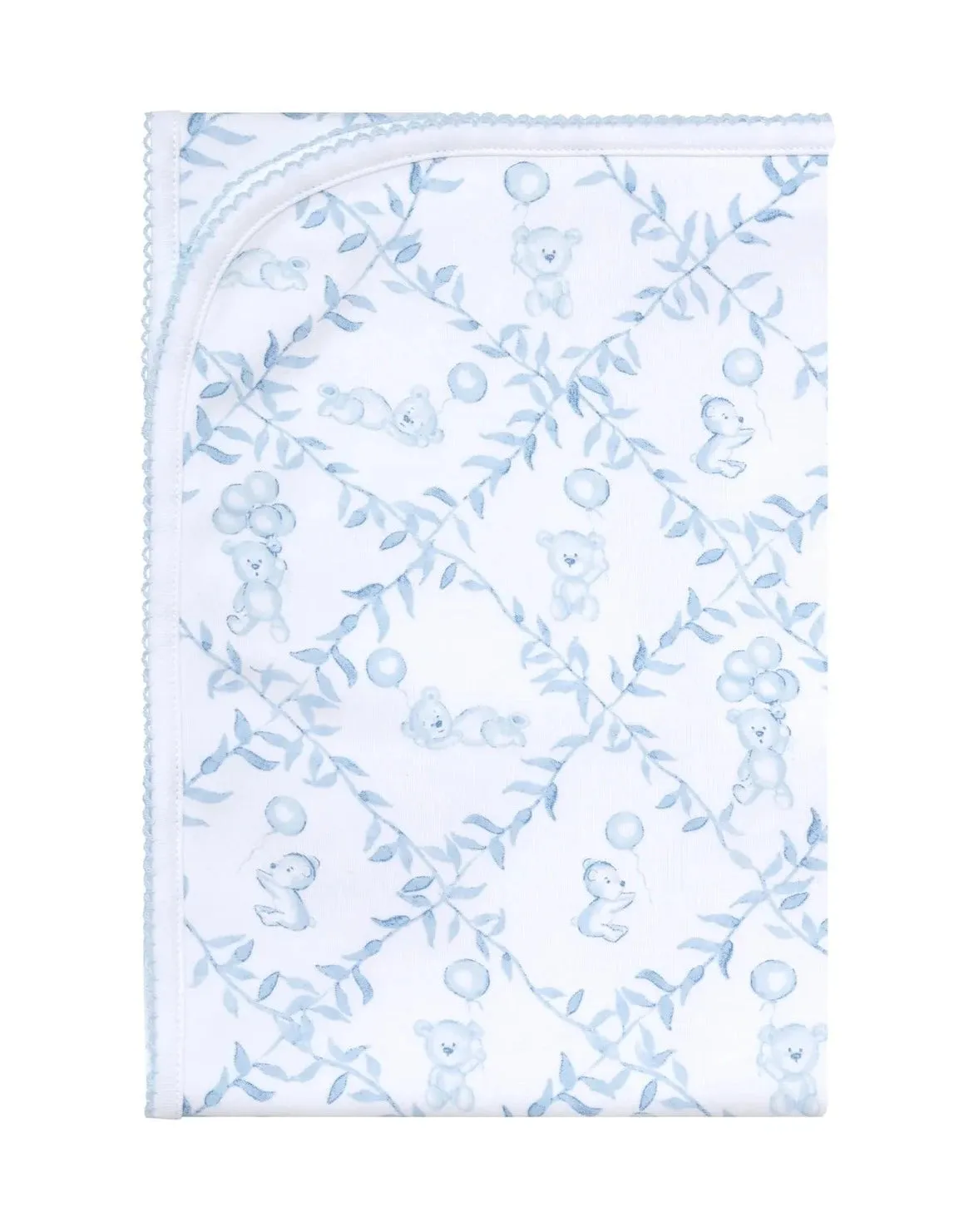 Bears Trellace Blanket - Blue