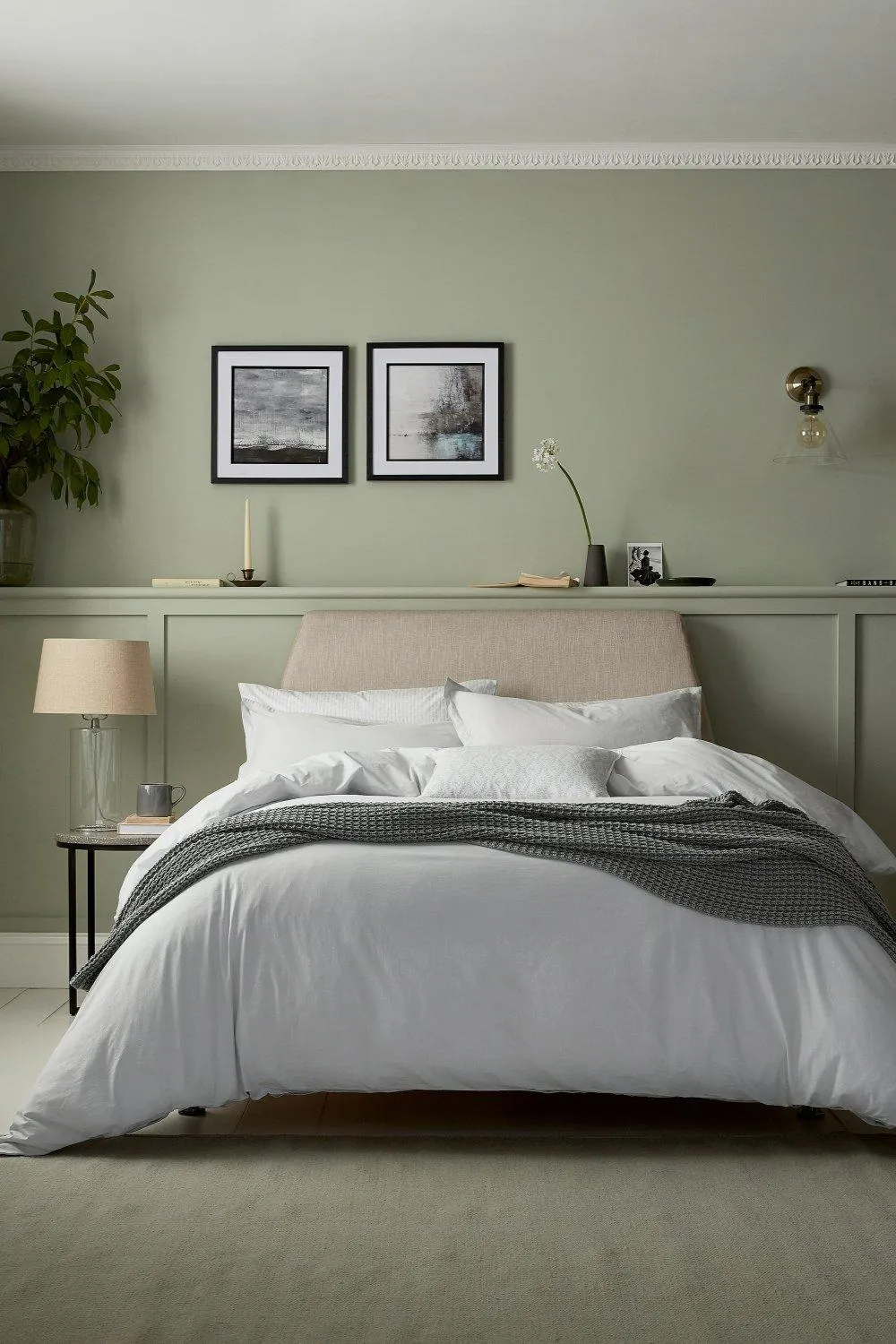 Bedding | 'Calm' Cotton Percale Duvet Cover | Murmur