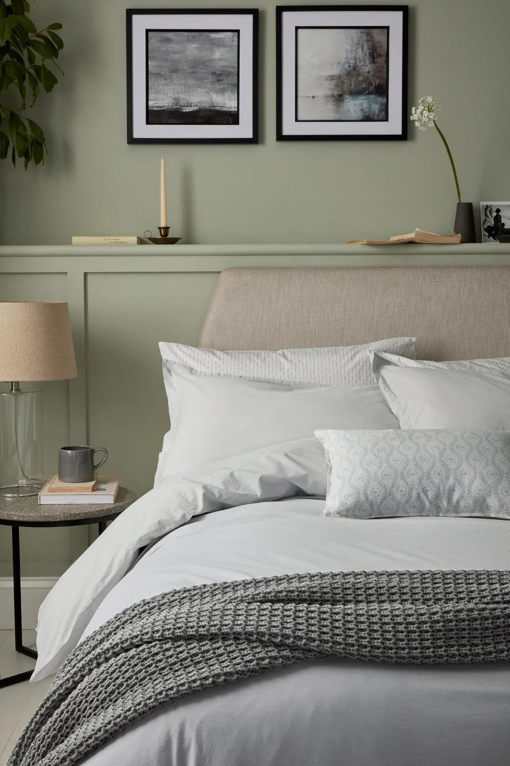 Bedding | 'Calm' Cotton Percale Duvet Cover | Murmur