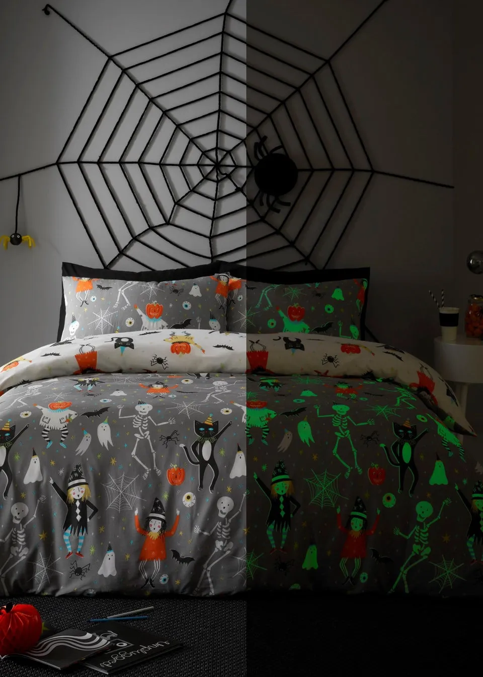 Bedlam Halloween Party Duvet Cover Set