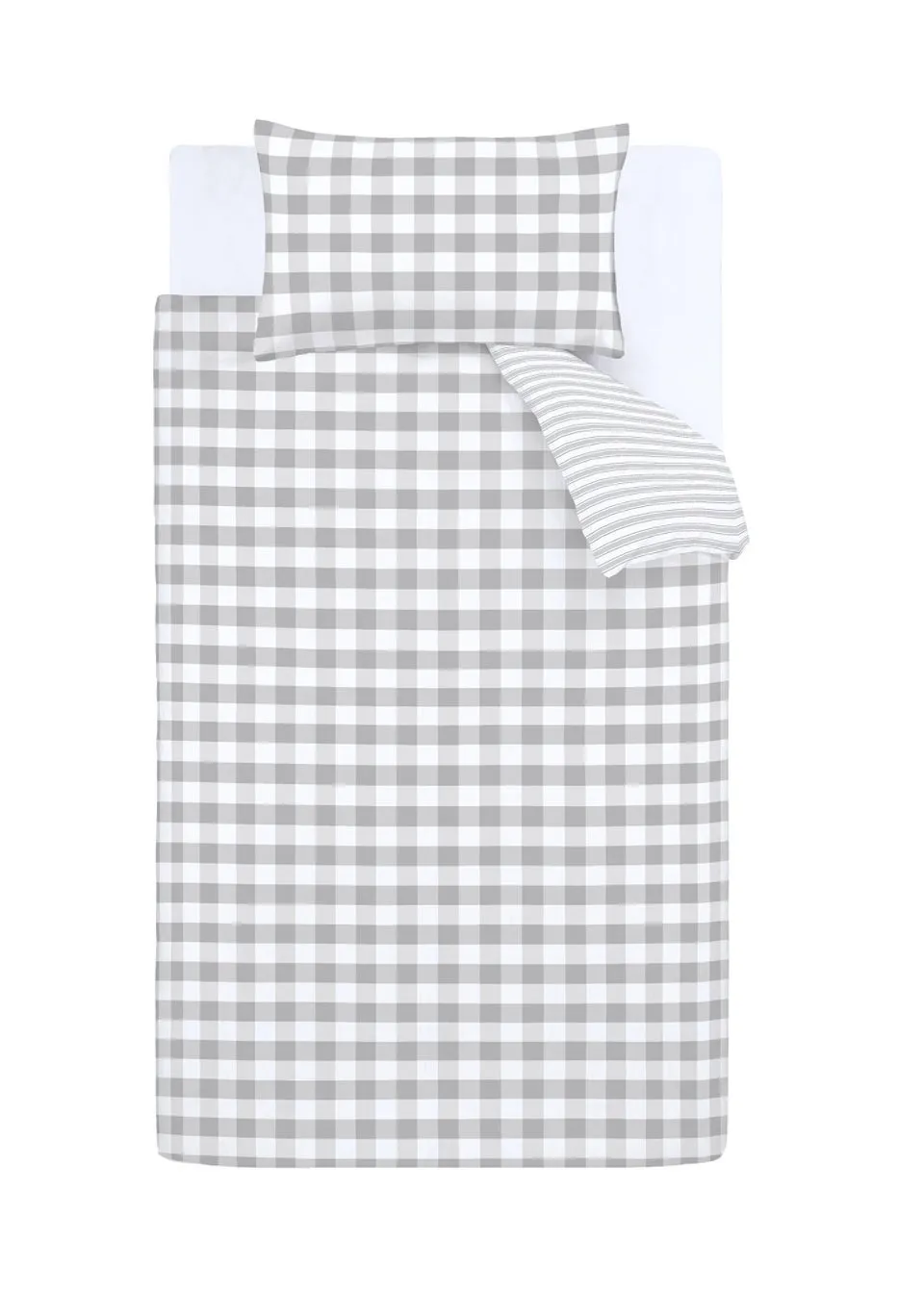 Bianca Fine Linens Check And Stripe Cotton Duvet Cover