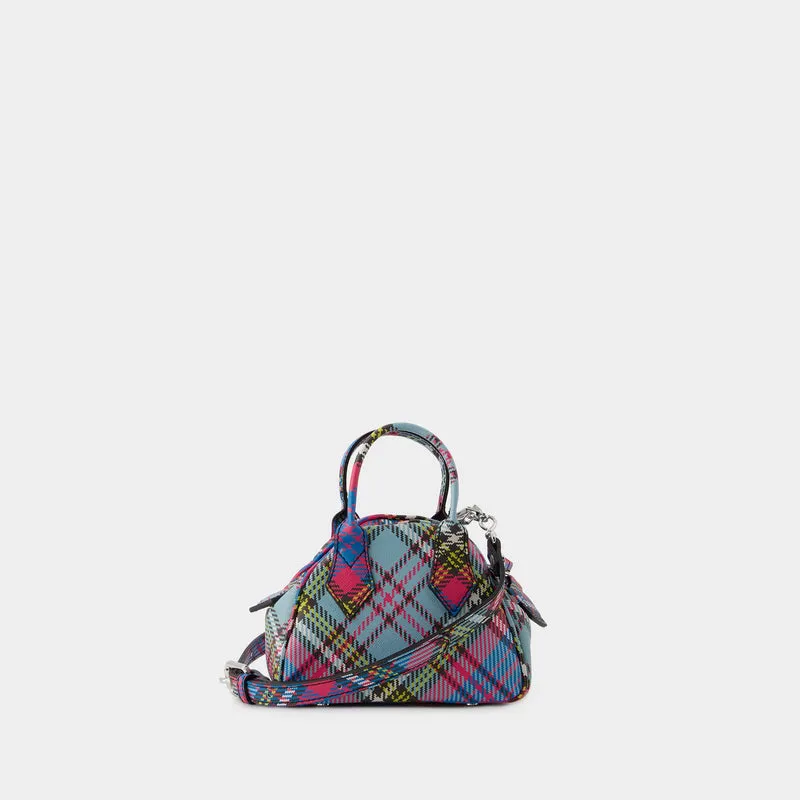 Biogreen Saffiano Printed Mini Yasmine Crossbody - Vivienne Westwood - Multi