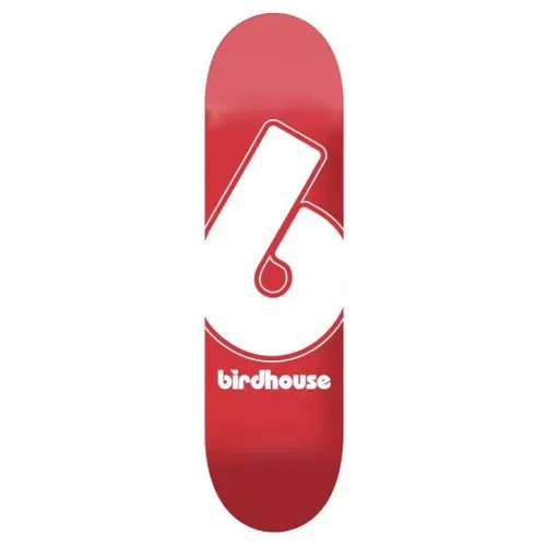 Birdhouse B Logo Skate Deck Red  Comes with a sheet of Free grip tape.