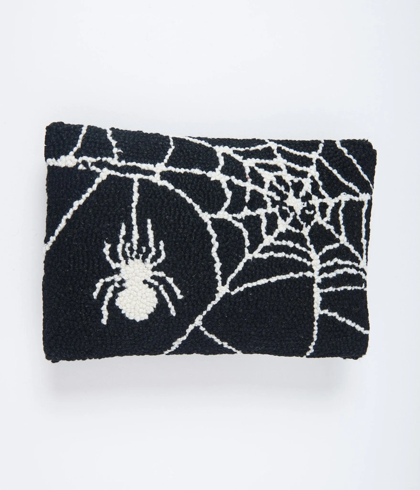 Black & White Spider Web Pillow