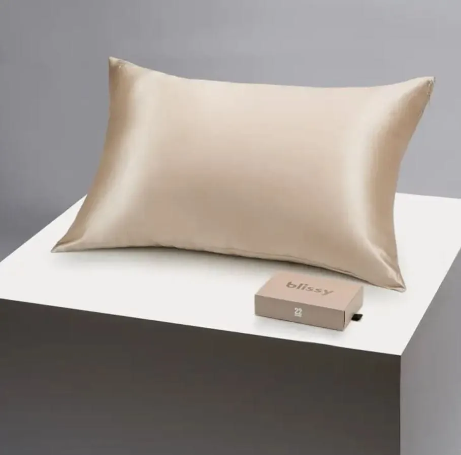  Blissy     Blissy Queen Silk Pillowcase - Champagne