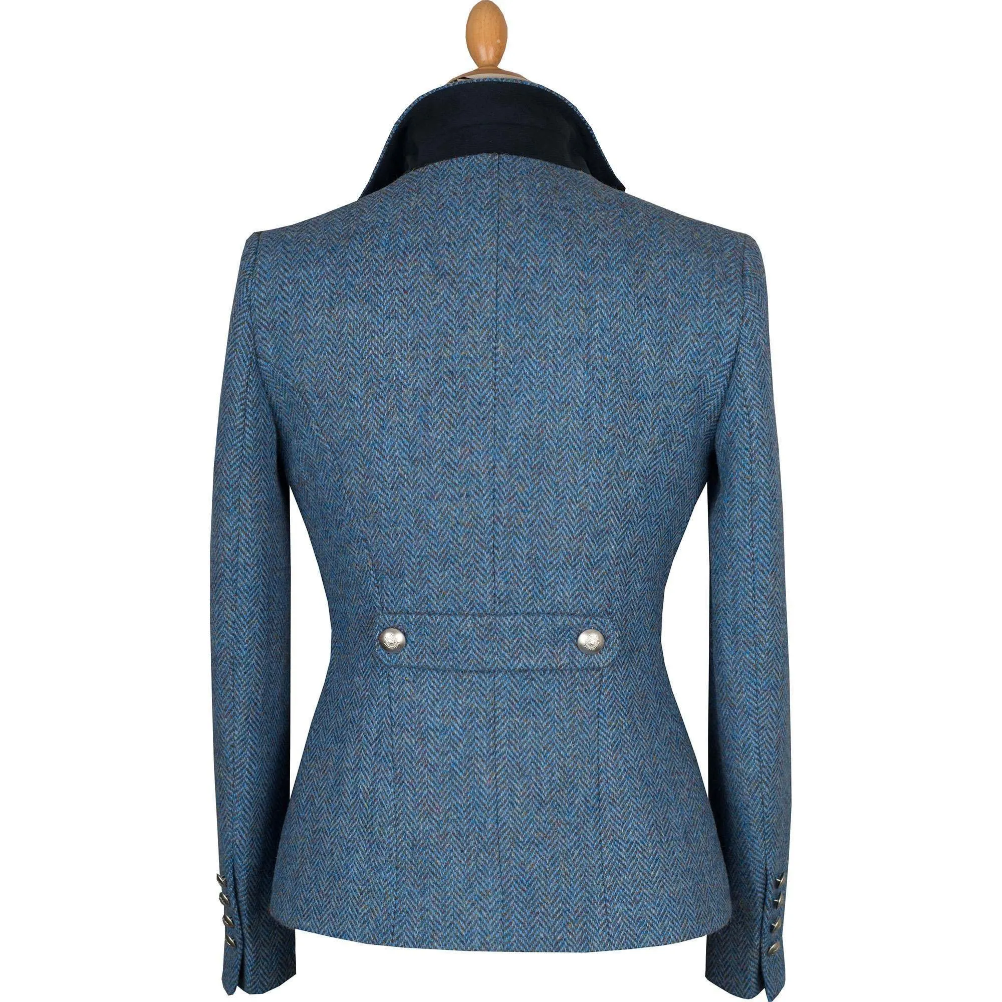 Blue Wantage Harris Tweed Chelsea Jacket