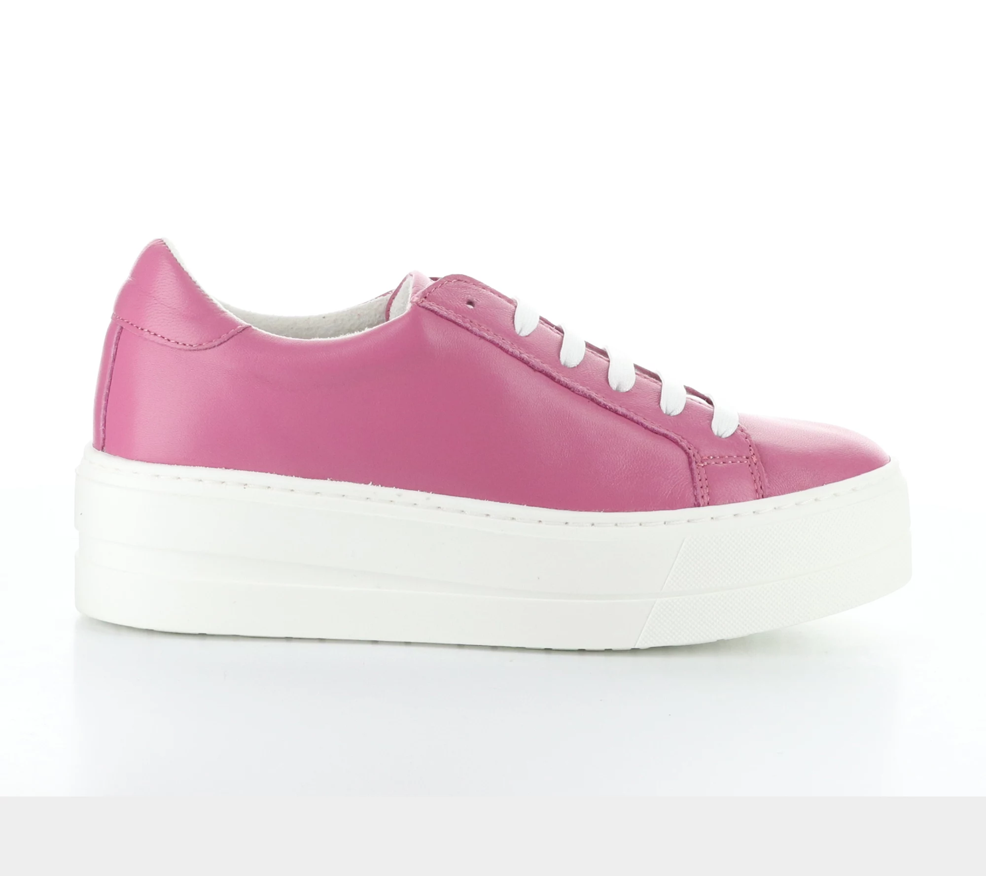 Bos. & Co. Leather Fashion Platform Sneakers -Maya-Co