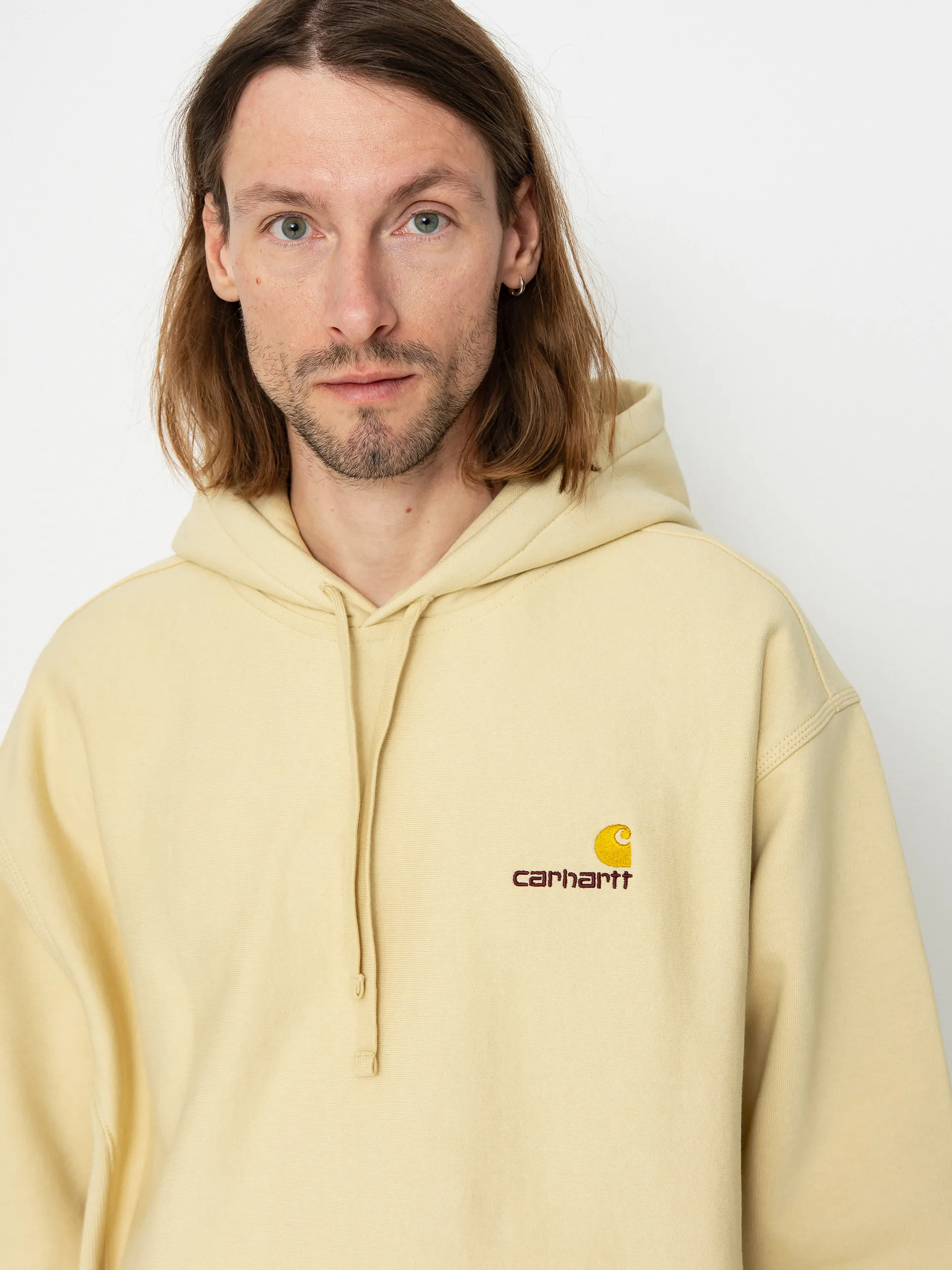 Carhartt WIP American Script HD Hoodie (rattan)