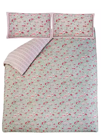 Cath Kidston Friendship Gardens 100% Cotton Percale 180 Thread Count Duvet Cover Set | Kaleidoscope