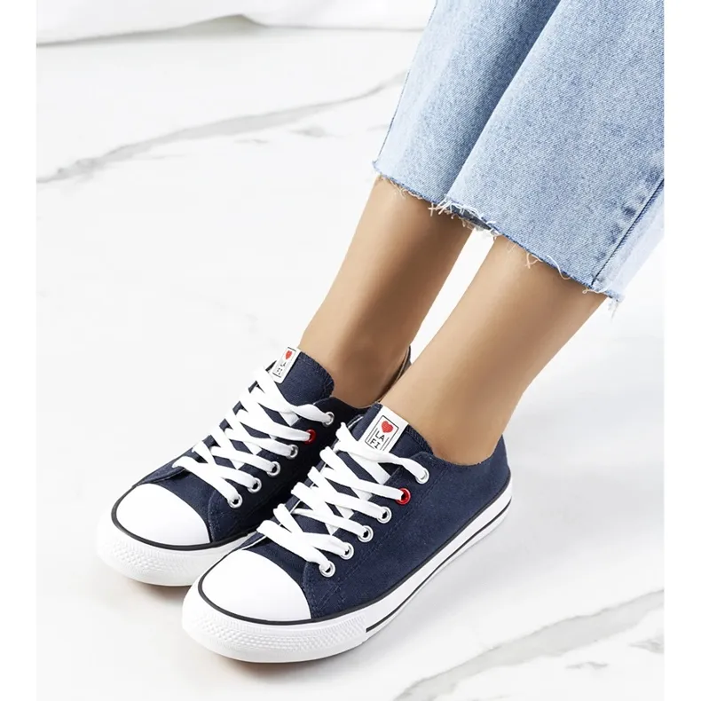 Classic navy blue Kolind women's sneakers