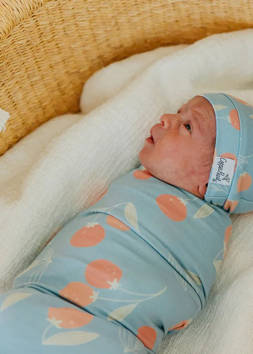 Clementine Knit Swaddle Blanket