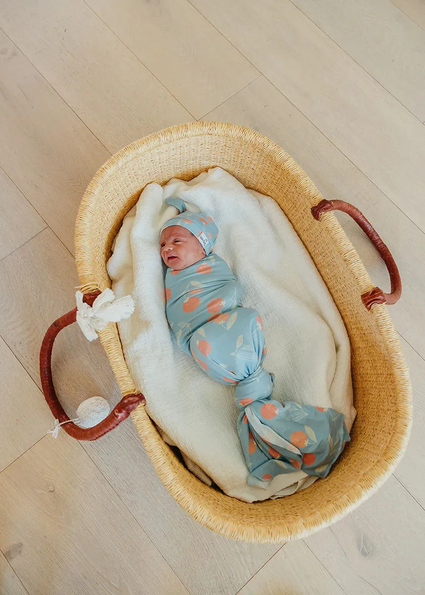 Clementine Knit Swaddle Blanket