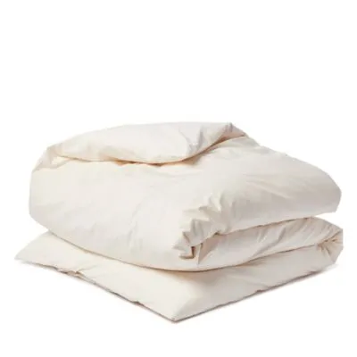 Coyuchi Cotton Percale Duvet Cover, Full/Queen