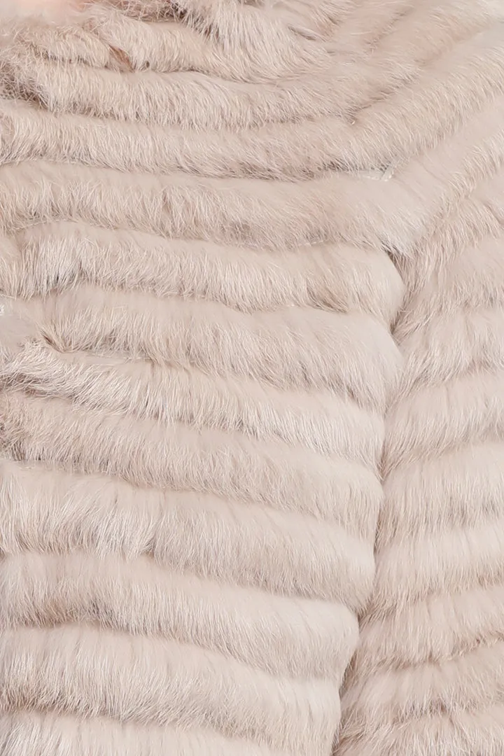 Cropped Fur Jacket