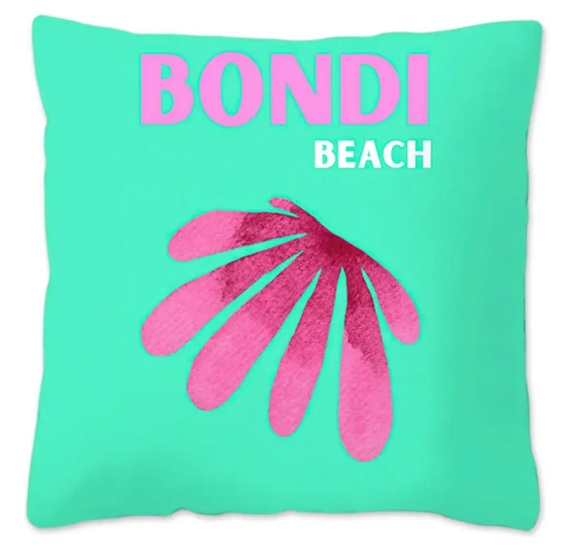 Decorative travel summer cushion cover soft vacation pillow case