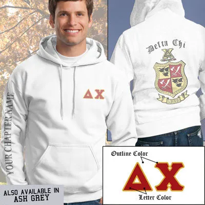 Delta Chi Crest Hoodie - G185 - SUB