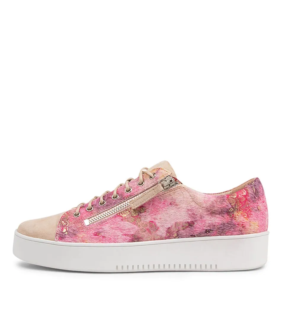 DJANGO & JULIETTE Laila Beige Spring Suede Sneakers