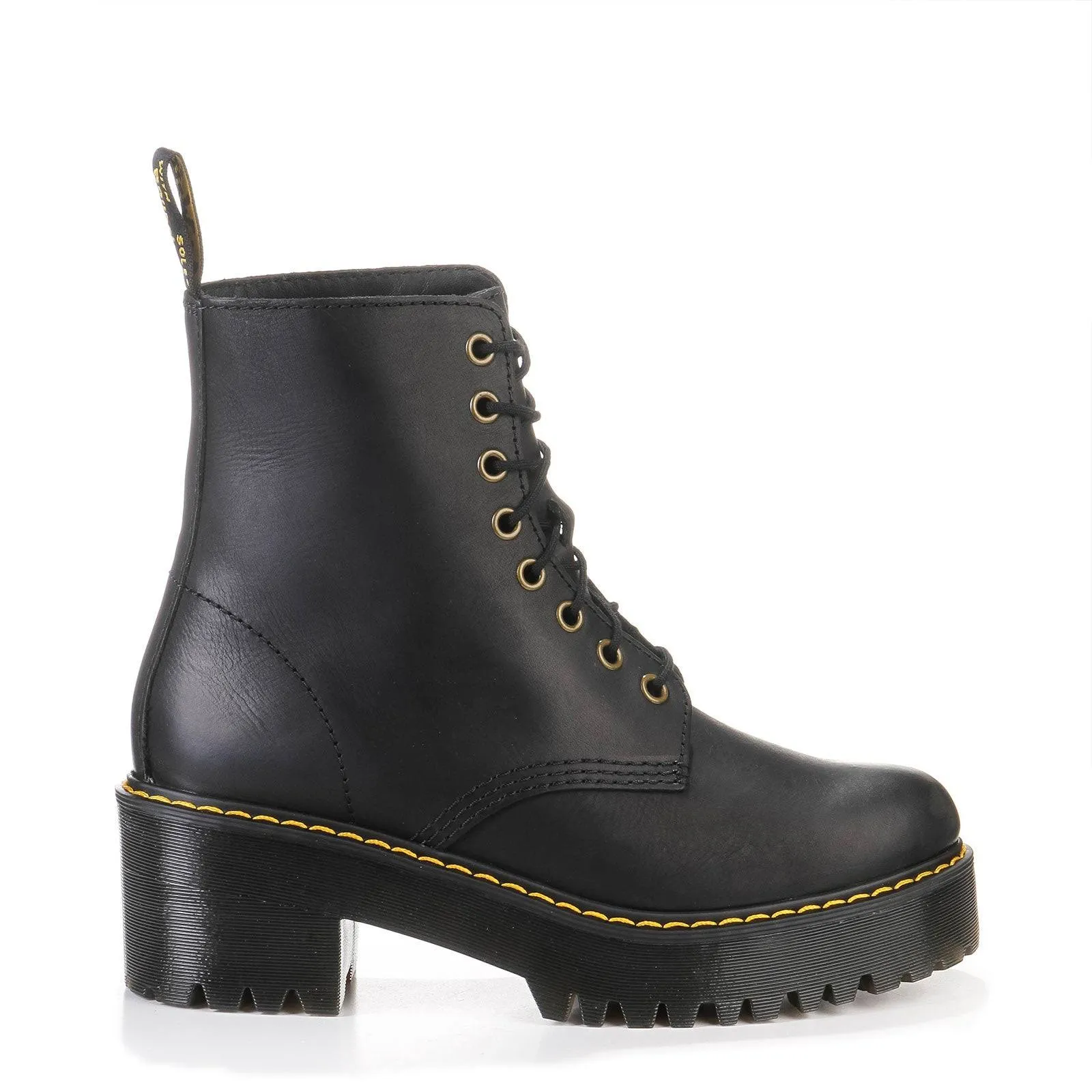 Dr. Martens 1460 Mono 8 Eye Boot - Black - Size: M 9/W 10