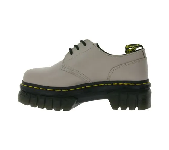 Dr. Martens Audrick Damen Low-Top Echtleder-Schuhe robuste Halb-Schuhe 27147348 Taupe