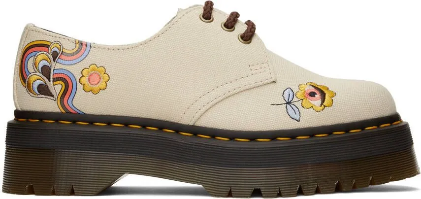 Dr. Martens Beige 1461 Retro Derbys