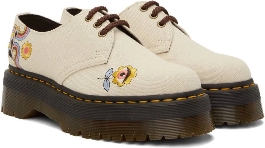 Dr. Martens Beige 1461 Retro Derbys