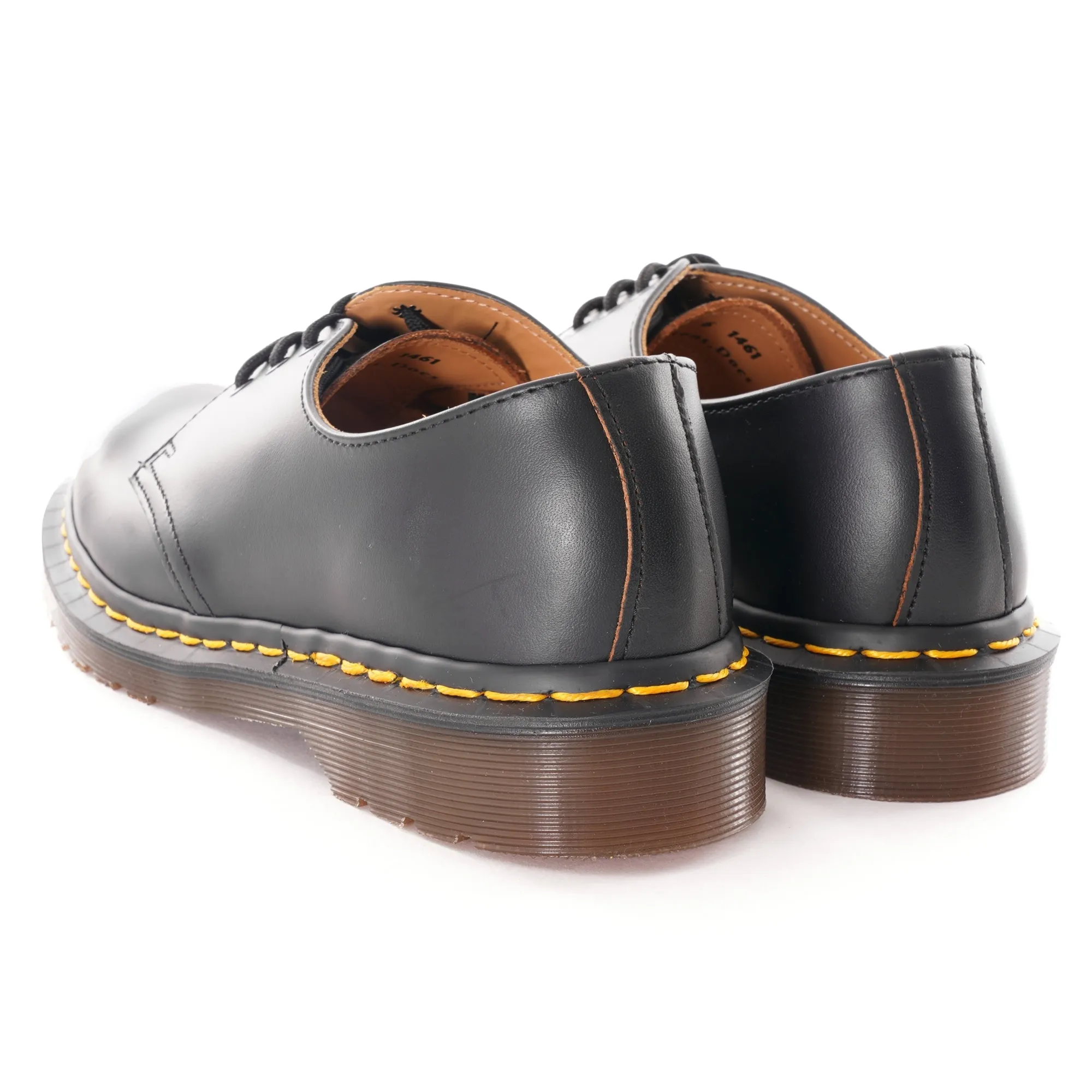 Dr. Martens Made In England Vintage 1461 - Black Quilon 