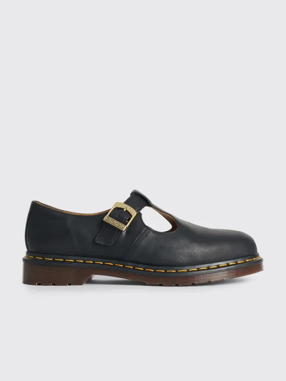 Dr. Martens T-Bar Shoe Black Regency Calf Black - US 8