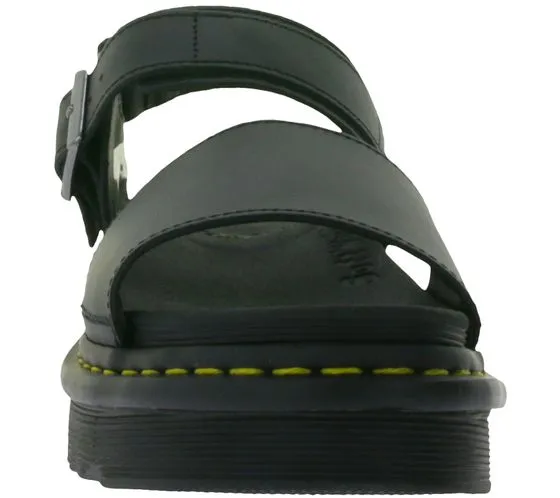 Dr. Martens Voss Hydro Damen Plateau-Sandale alltagstaugliche Riemen-Sandalette 24233001 Schwarz