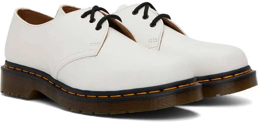 Dr. Martens White 1461 Smooth Derbys