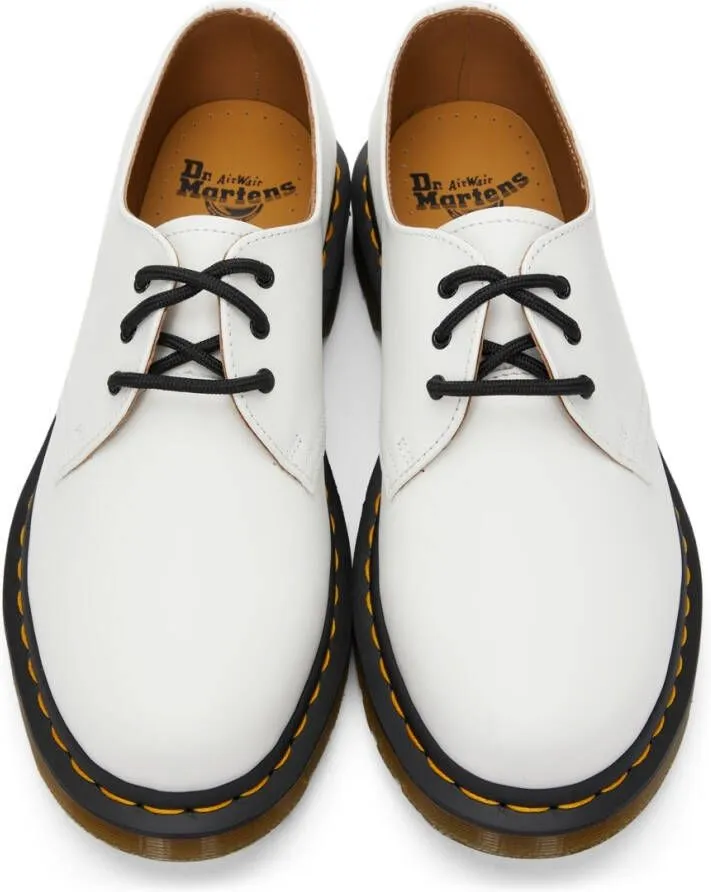 Dr. Martens White 1461 Smooth Derbys