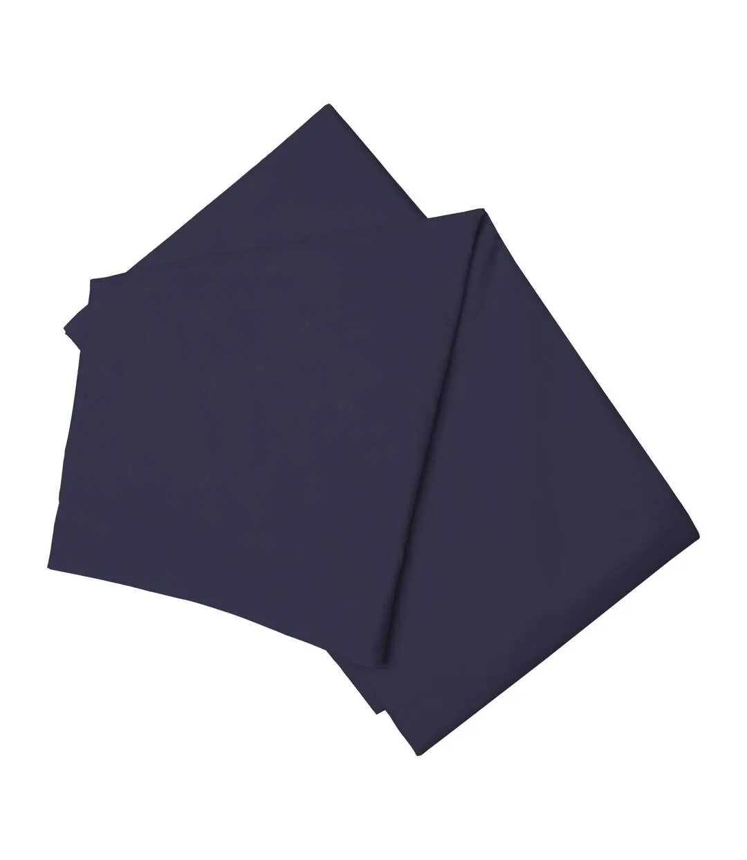 Easycare percale flat sheet navy Belledorm