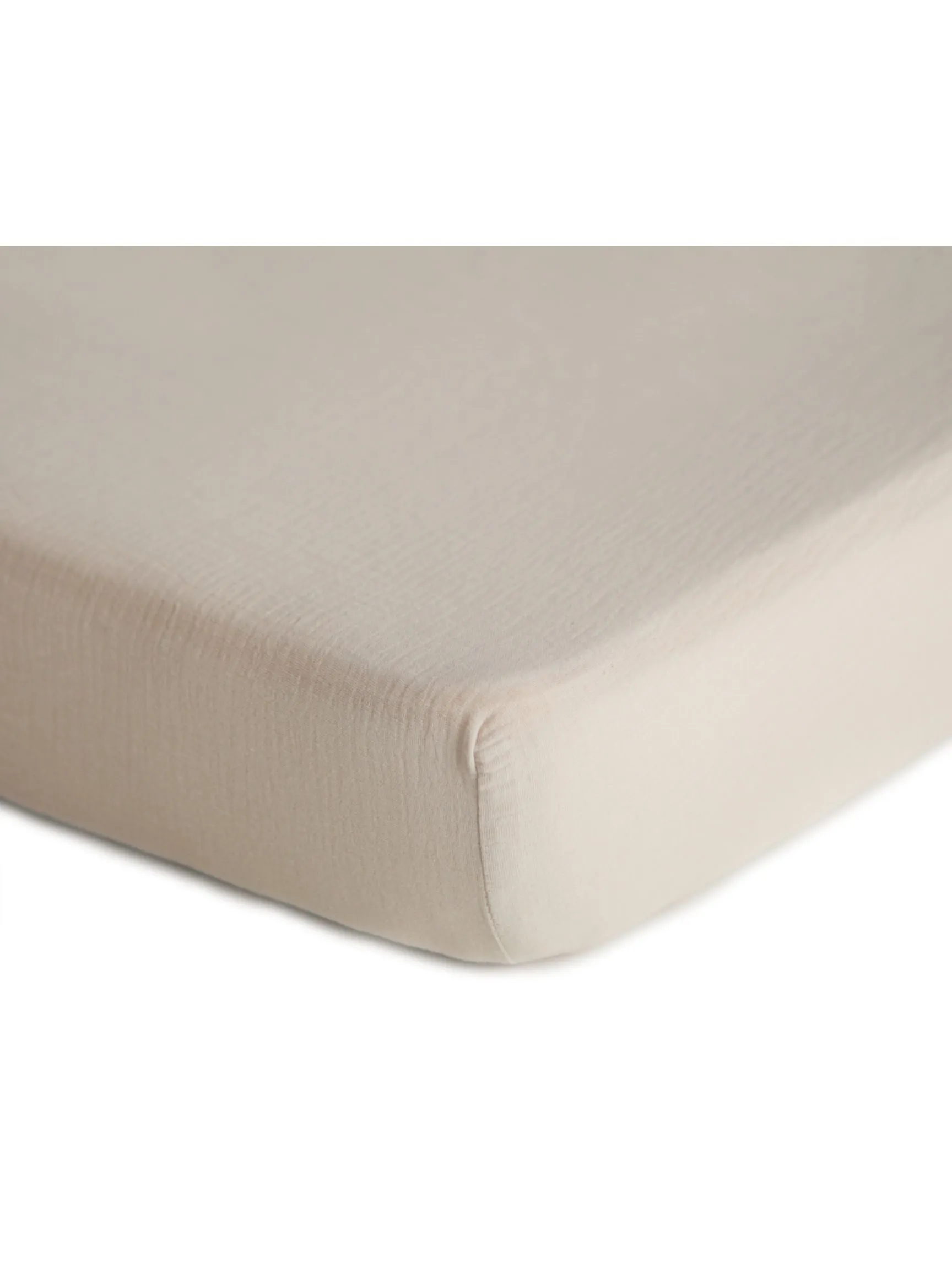 Extra Soft Muslin Crib Sheet - Fog