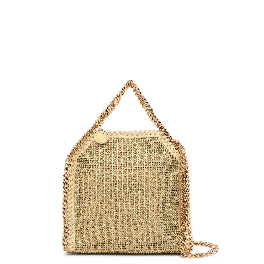 Falabella Tiny Tote, Gold