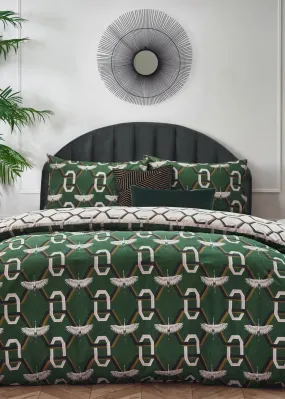 furn. Avalon Art Deco Geometric Duvet Cover Set