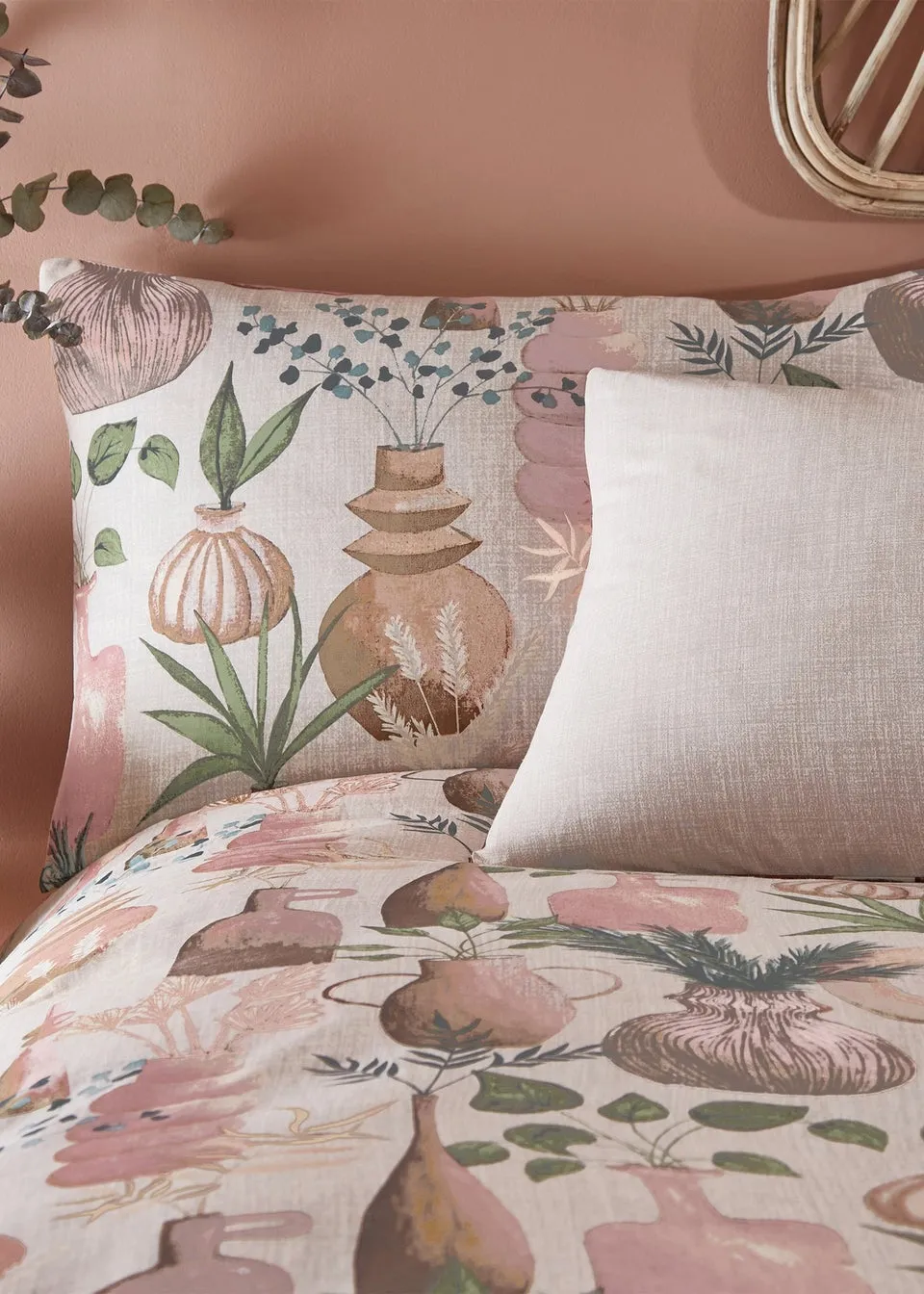 furn. Earthen Trending Floral Duvet Cover Set