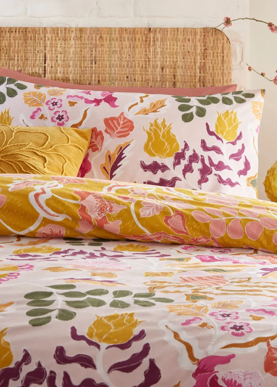 furn. Protea Floral Duvet Cover Set