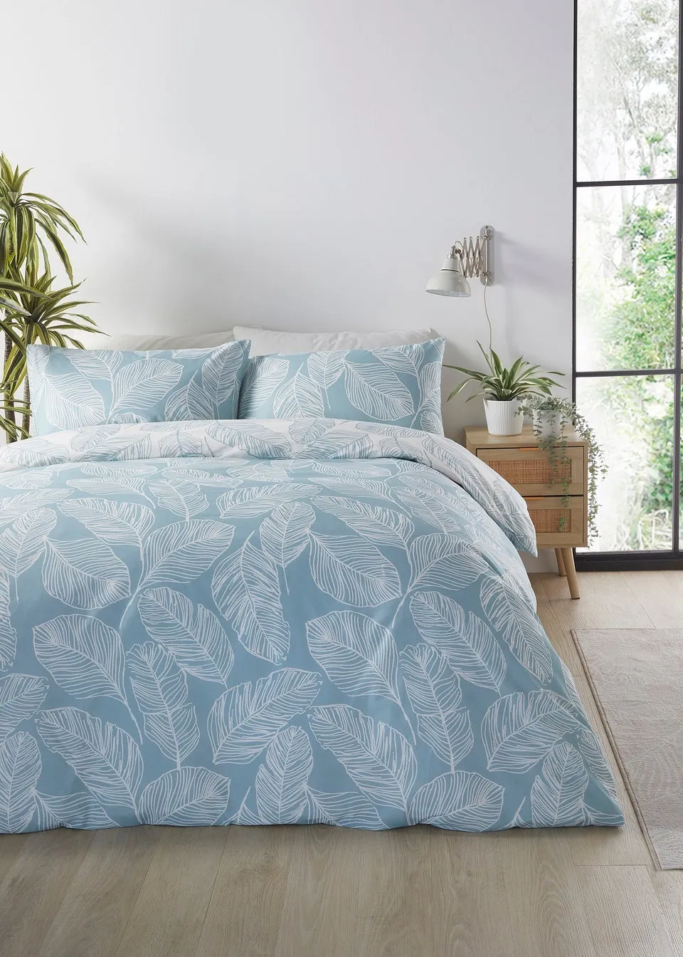 Fusion Matteo Blue Duvet Cover Set