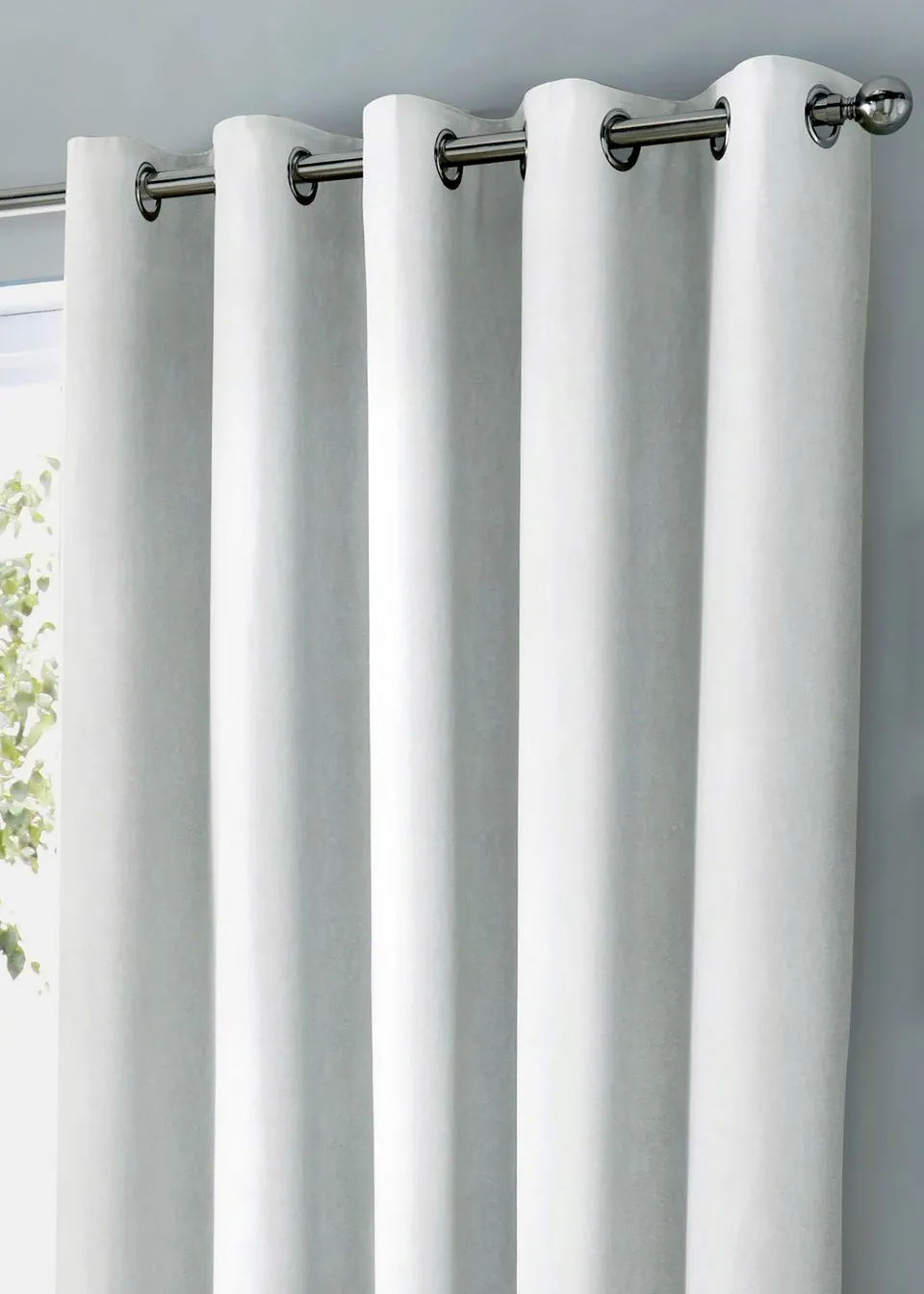 Fusion Sorbonne White Eyelet Curtains