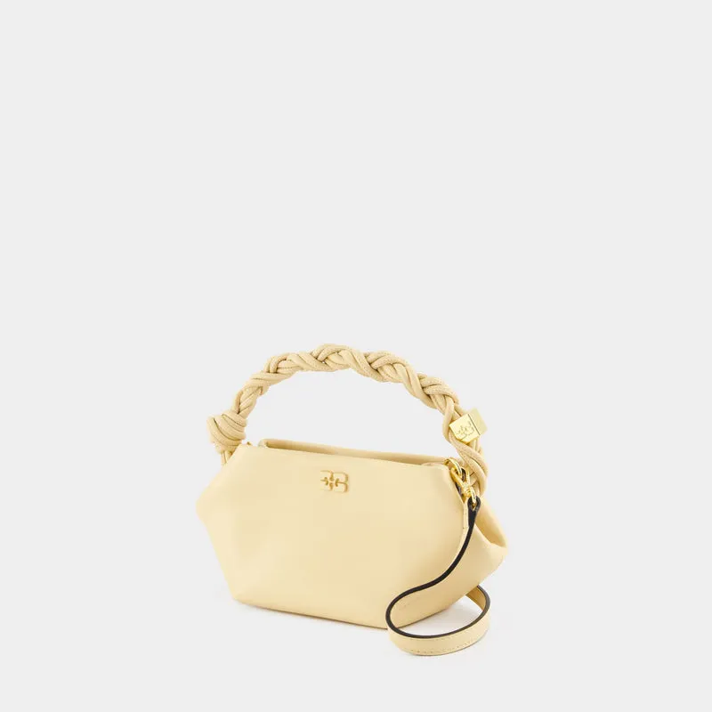 Ganni Bou Mini Crossbody - Ganni - Leather - Beige