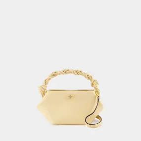 Ganni Bou Mini Crossbody - Ganni - Leather - Beige