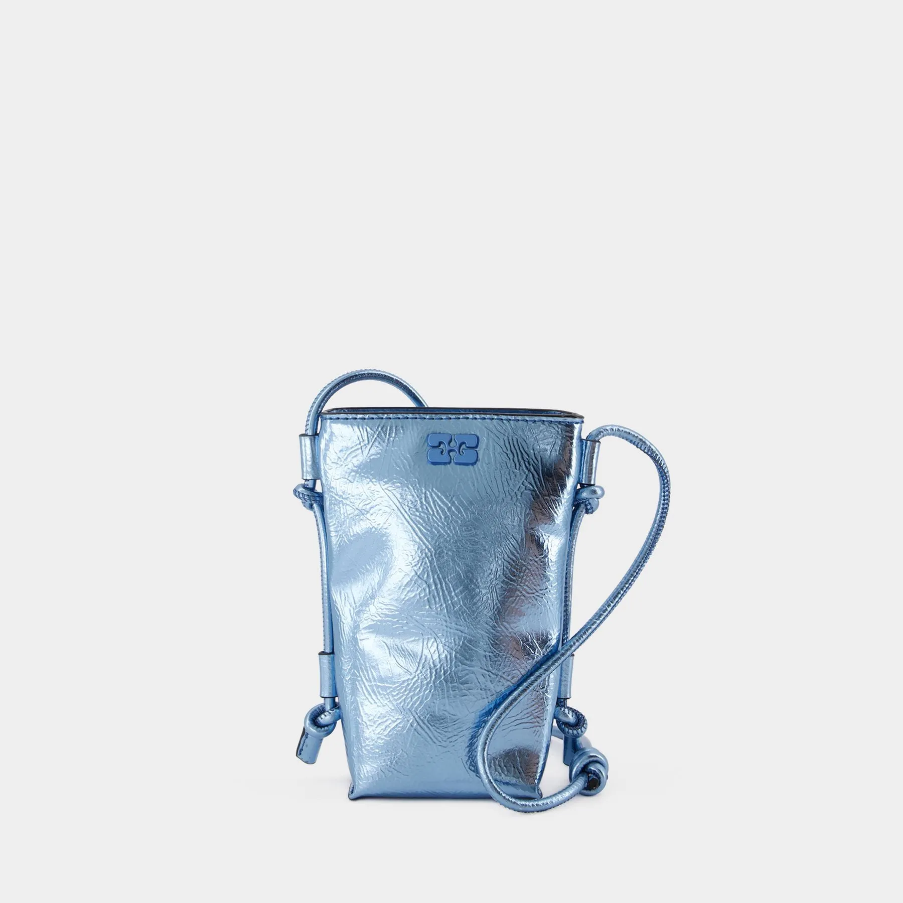 Ganni  Ganni Bou Crossbody - Ganni - Synthetic Leather - Blue