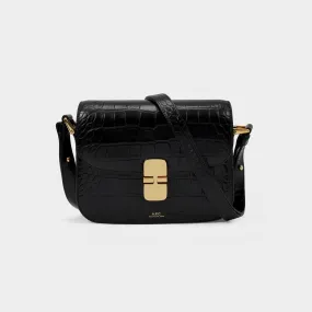 Grace Small Crossbody - A.P.C. - Leather - Black