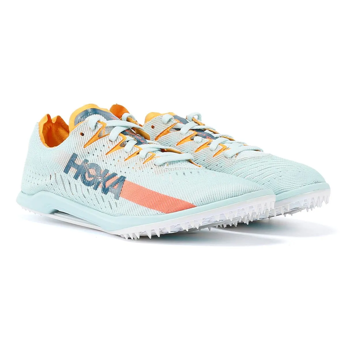 Hoka Cielo X MD Women's Blue Grass / Radiant Yellow Running Spikes